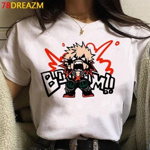 My Hero Academia clothes men japanese couple clothes graphic tees harajuku kawaii casual tshirt t shirt white t shirt