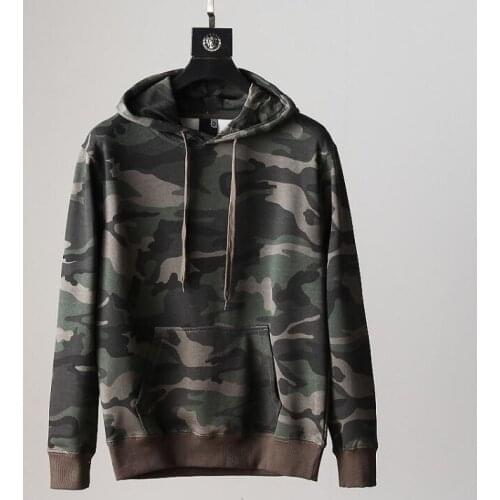 GANBU Mens Camouflage Hoodies