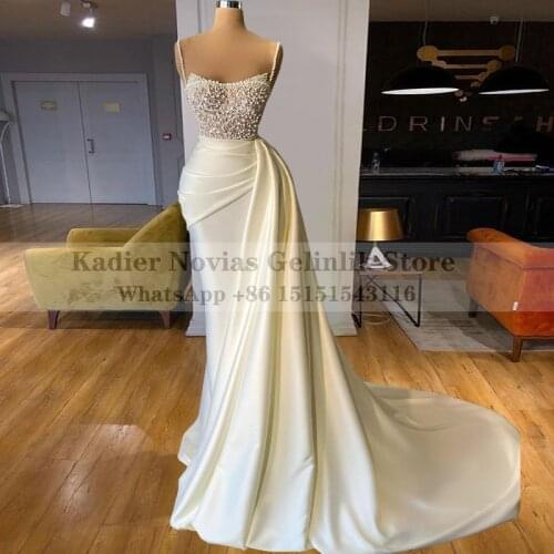 Kadier Novias Satin Wedding Dresses