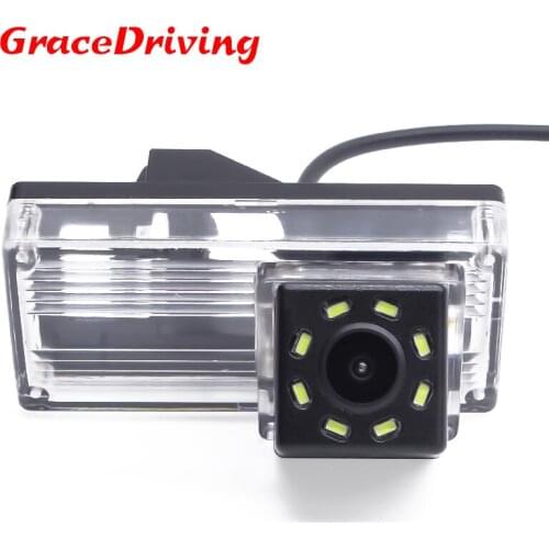 Night vision 8LED Car Rear View Camera for Toyota Reiz 2008 2009 For Land Cruiser prado 120 2002-2009 Waterproof Parking Camera