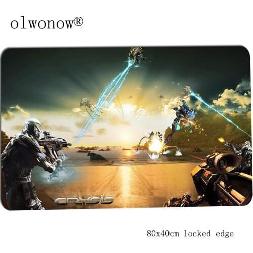 Crysis mousepad 800x400x3mm best seller gaming mouse pad gamer mat large game computer desk padmouse keyboard play mats