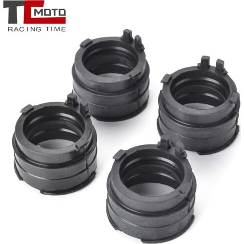 Motorcycle 4Pcs Carburetor Interface Adapter for Honda CBR400 NC23 NC29 CBR 400 CB1 CB400F 1987-1994 16212-KAF-000 16213-KY2-010