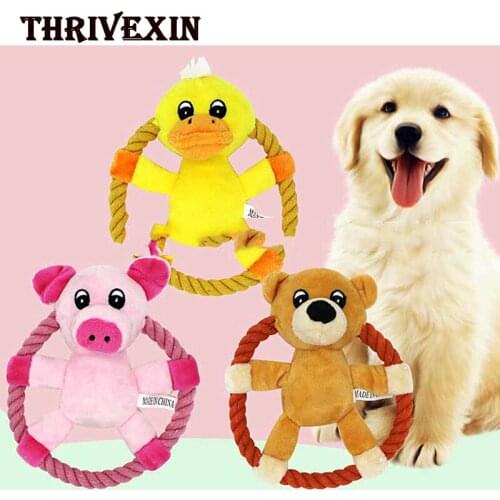 Pet Flying Discs Indestructible Dog Toys Puppy Chew Squeaker Training Durable Quack Sound Throw Resistant Bite Pets Products