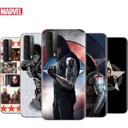 Transparent Cover Marvel Winter Soldier White Wolf For Huaeri Y9S Y9A Y9 Y8P Y8S Y7 Y7A Y7P Y6P Y6S Y6 Y5P Y5 Pro Phone Case