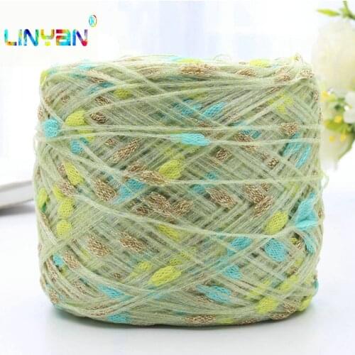 300g Yarn for knitting Knitting yarn The color point of wool cannetille Hook hat bags characteristic line Fashion knitting t49