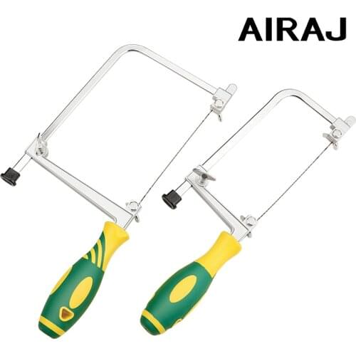 AIRAJ U-shape Saw Adjustable Saw Bow Rubber Handle Of Jewelry Saw Frame Hand Tools Jewelers Saw Frame