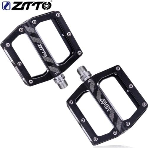 ZTTO MTB DU Bearings Ultralight Flat Pedal Aluminum Alloy XC AM Mountain Road Bike Anti-slip Big Foot Bicycle Pedals