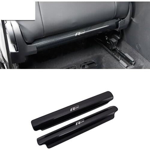 Universal Car Seat Anti Kick Board Pad Cover Trim Interior Accessories For Volkswagen Passta Jetta Passat Passat CC Polo Bora