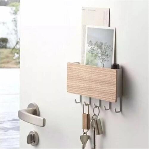 Hanger Organizer g Wooden Decorative Wall Shelf Storage Box Key Rack Wood Wall Shel