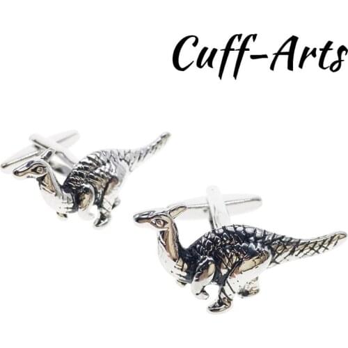 Cufflinks for Men Parasaurolophus Dinosaur Cufflinks High Quality Gift Men Jewelry Gemelos Gemelli Spinki by Cuffarts C10478