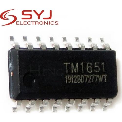 10pcs/lot TM1651 SOP16 4X7 segment 7Key LED digital panel driver IC original authentic In Stock