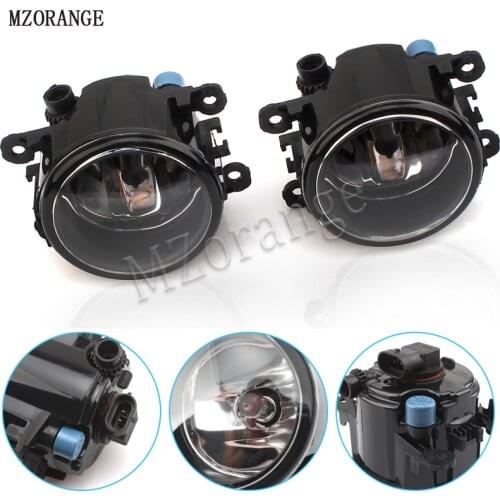 MIZIAUTO 2Pcs Fog Lamp For Dacia Duster Sandero Logan 2004-2015 Assembly Super Bright Fog Light H11 55W Halogen Fog Lights