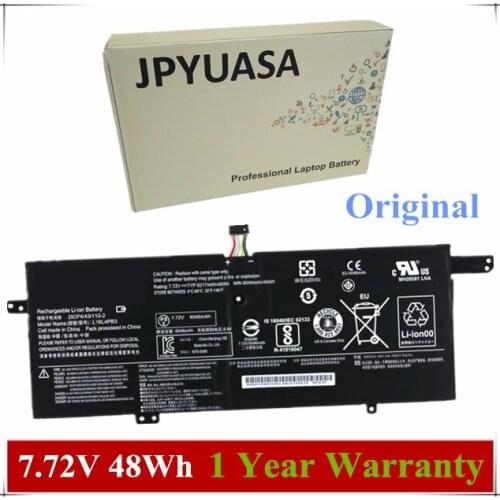 7XINbox 7.72V 6217mAh 48Wh Original L16M4PB3 16C4PB3 L16L4PB3 Laptop Battery For Lenovo Ideapad 720S-13IKB