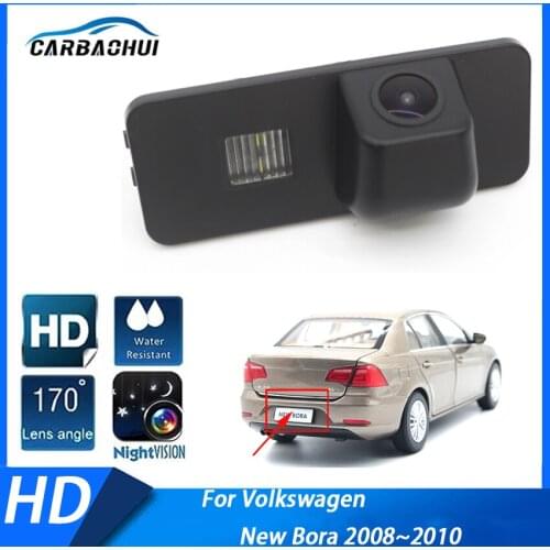 170 degrees HD Car Rear View Reverse Camera CCD Full HD Night Vision Waterproof ​For Volkswagen New Bora 2008 2009 2010
