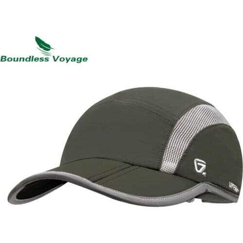 Boundless Voyage Unisex Dad Hat Ultralight Quick-drying Hat Outdoor Sport Baseball Cap Hiking Peaked Cap BVH02