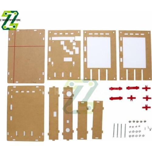 DIY Case Shell DSO138 LCD Digital Display Oscilloscope Transparent Acrylic Case Mini Oscilloscope Transparent Shield DSO138