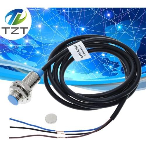 TZT NJK-5002C Hall Effect Sensor Proximity Switch NPN 3-Wires Normally Open + Magne