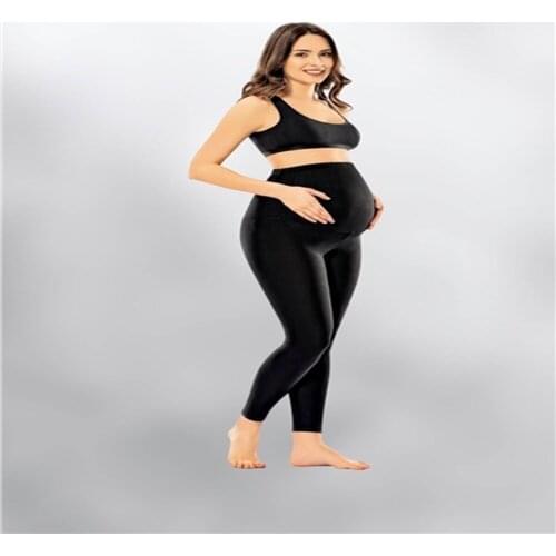 COMBED ELASTAN PREGNANT LONG TIGHTS 93% Cotton 7% Elastane