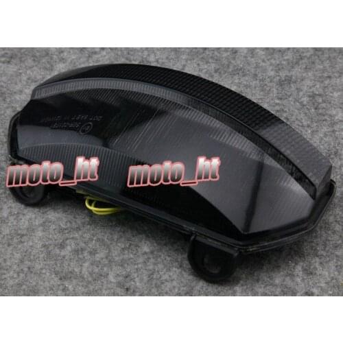 Smoke E-Mark Integrated LED Motorcycle Rear Tail Light w/ Turn Signals Lamp Taillights For Honda Fury 2009 2010 2011 2012