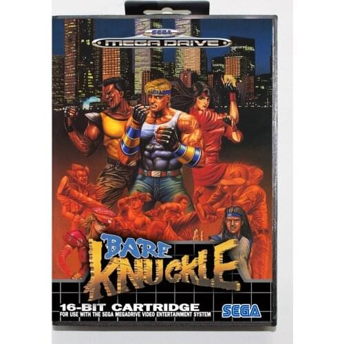 Bare Knuckle 16bit MD Game Card For Sega Mega Drive/ Genesis with Retail Box