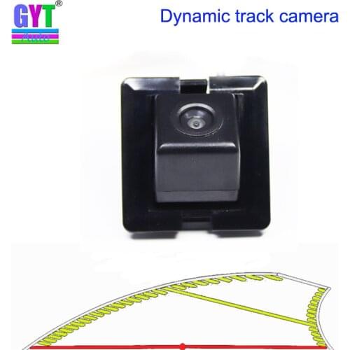 HD Intelligent Dynamic Trajectory Tracks Car Reversing Backup Rear View Camera For Toyota Prado 150 2010-2012 Parking Assistance