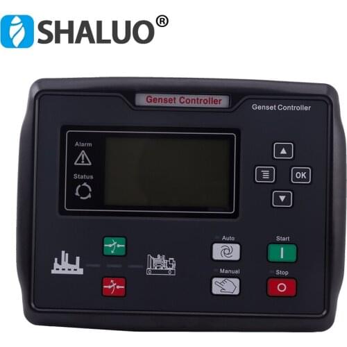 Genset controller 6110U ATS LCD control Auto start remote electronic lcd board diesel generator parts monitor pannel