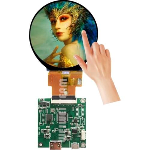 Round Display 2.1 Inch 480*480 Circular Tft LCD Capacitive Touch Panel MIPI Driver For Smart Home Night-vision goggles Screen