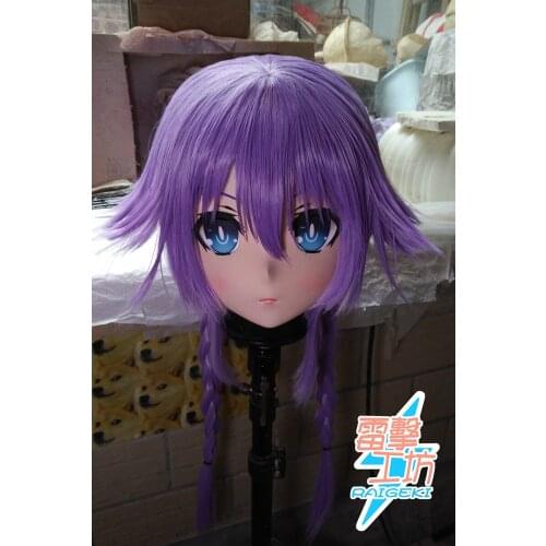 RAIGEKI MAKS 34) Resin 3/4 Head Female/Girl Kigurumi Anime Cosplay Masks Crossdress Japan Role Lolita Crossdresser DOLL BJD Cos