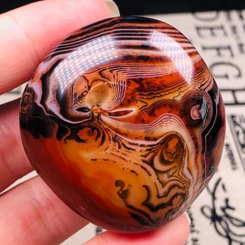 Natural Polished Agate Crystal Madagascar Healing