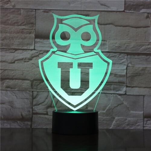 New Owl Novelty Animal 3D Lamp Night USB LED Lighting Mulitcolor Change Birthday Kids Toy Decor luminaria Desk Decor Lamp 1976