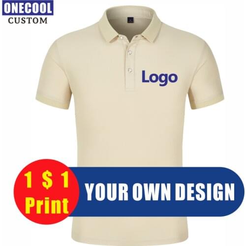 8 Colors Polo Shirt Custom Logo Embroidery Printing Personal Brand Text Pictures Summer Men And Women Polo Shirt ONECOOL