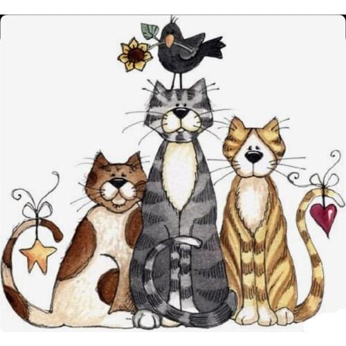 Cat Cartoon Pattern Stamp And Metal Die Scrapbooking Alphabet Stamp Embossing Craft Making Silicone Transparent Stamps