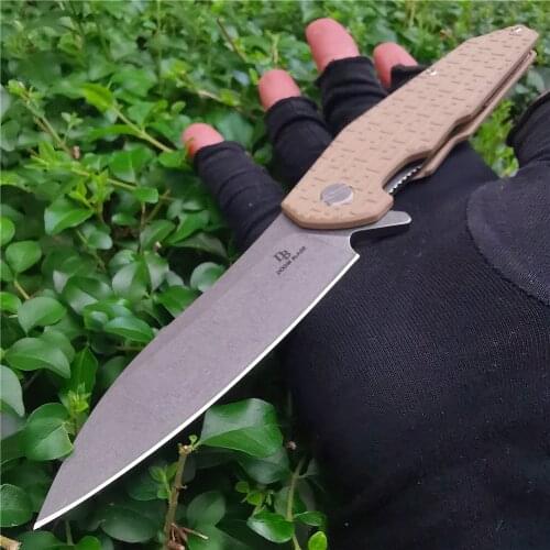 High-quality Folding Knife, D2 Blade, G10 Handle, Exquisite Pocket Knife, Sharp Tactical Quick-open Hunting Knife,, Gift