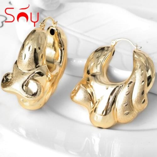 Sunny Jewelry Fashion Bohemia Hoop Earrings New Design For Women African Large Style High Quality Stereoscopic Classic Party