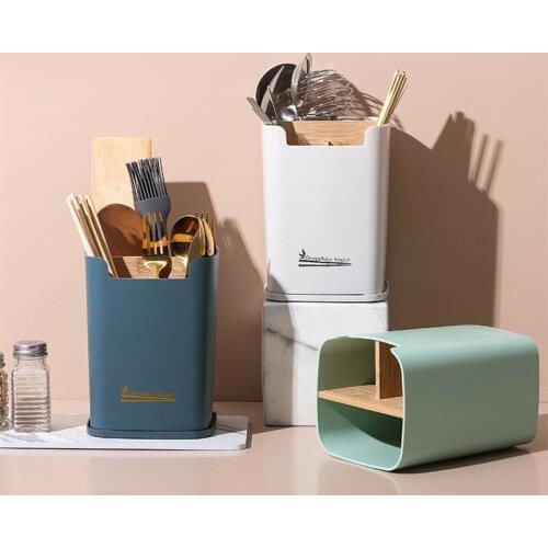 Cutlery Dryer Spoon Fork Chopstick Storage Holder Multifunctional Tableware Drainer Shelf Kitchen Storage Organizer Accessories