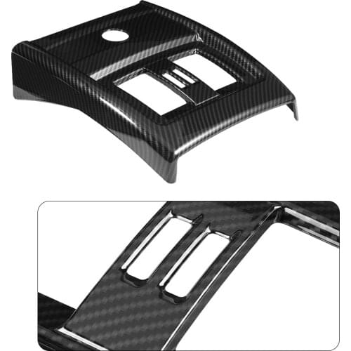 1 pc car-styling ABS Plastic Carbon fiber Style Rear Seat Air Conditioning Vent Cover Trim for BMW 3 4 Series F30 F34 F32 13-18