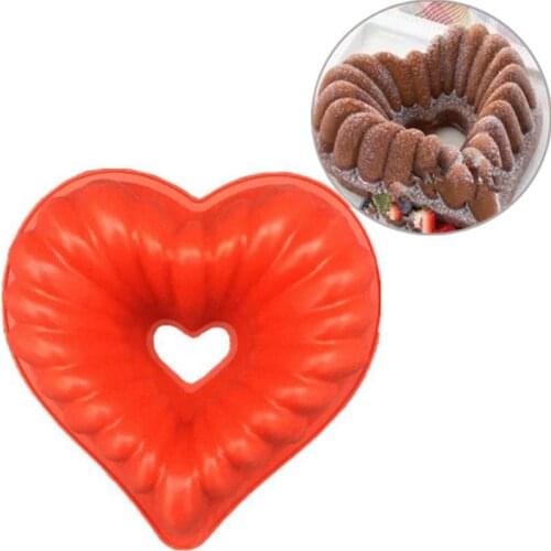 1 Piece Cake Mold DIY Heart Shape Cake Decorative Mould Homemade Bread Cooking Pan Cake Tools For Wedding ValentineS Day