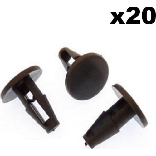 20x For Honda Plastic Trim Clips- Wiper Motor Cover, Windscreen Cowl, & Wheel Arch
