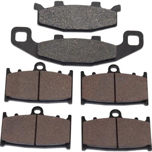 6pcs/set Motorcycle Front & Rear Brake Pads For Kawasaki ZZR 400 ZZR400 1990-1992 ZR 1100 ZEPHYR (ZR 1100 A) 1992-1996 1993 1994