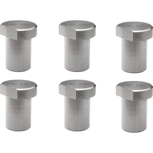 6Pcs Workbench Stoppers, Stainless Steel Limit Tenon Blocks, Fixed Woodworking Table Accessories