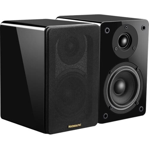 60W 4 Inch Desktop Speaker High Power HiFi Audio Speaker NS-1800 Passive Bookshelf Surround Sound Home High Fidelity Speaker