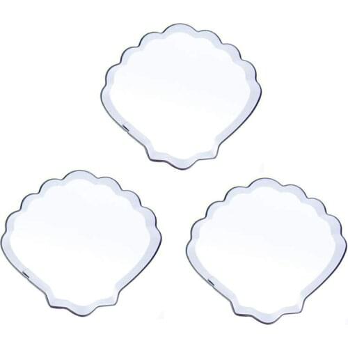 Big Seashell shape 3 piece cookie cutting molds, baking tools, cake decorating soft candy tools