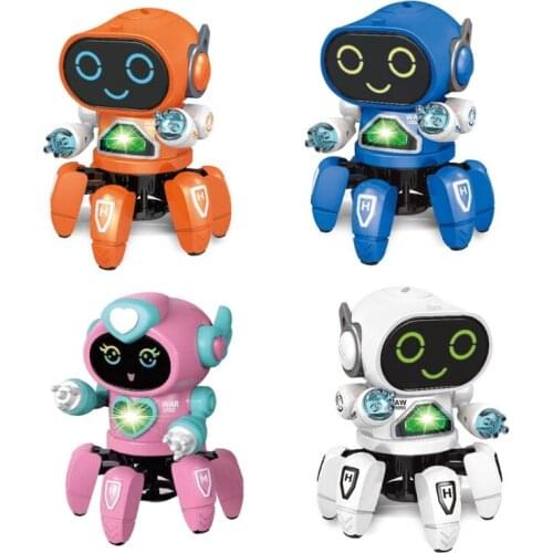 Elecronic Robot Toy Smart Space Walking Dancing Robot Singing Music Robot White/Pink/ Orange/ Blue Dancing Walking Robot