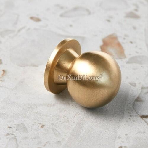 Elegant 20PCS European Solid Brass Cabinet Door Handles Cupboard Wardrobe Drawer Kitchen Wine Cabinet Pulls Handles & Knobs