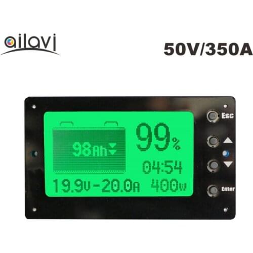 50V 350A Battery Capacity Tester Lead Acid Polymer / Lithium Iron Phosphate / Lithium Battery Capacity Coulomb Meter