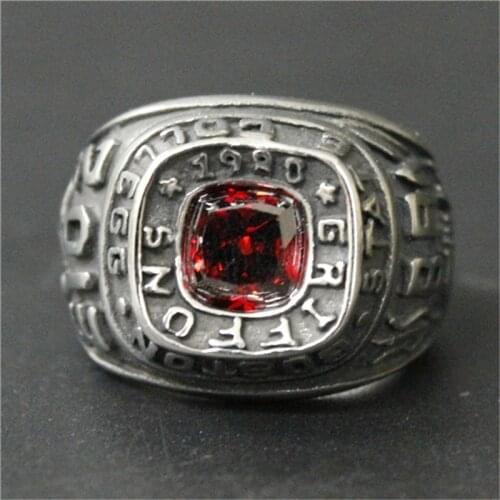 3pc/lot Wholesale Price New Champion Ring 316L Stainless Steel Punk Style Cool Ring