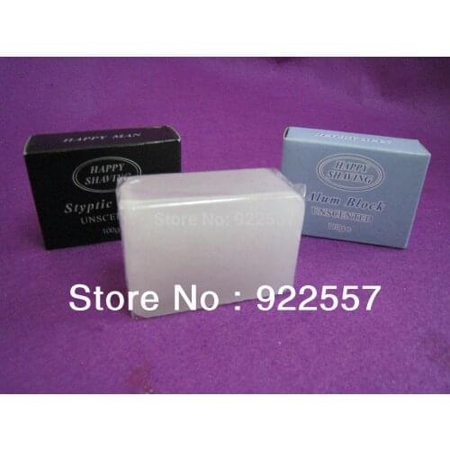 Free shipping of 110g natural alum block