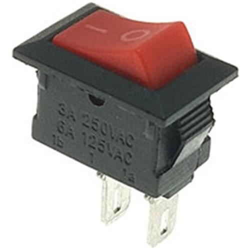 Mini 1pcs/lot 10*15mm 2Pin ON/OFF Boat Rocker Switch Car Truck Button Switch