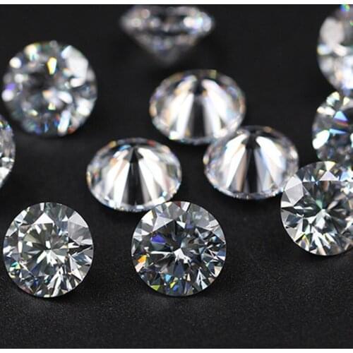 New Arrival Lab Grown Diamond Loose Stone Brilliant Cut 0.6-5 carat VVS1 D Color Moissanite Beads for Pendant Necklaces&Rings