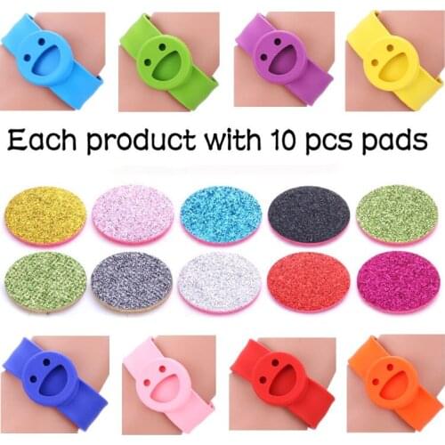 New Aroma Jewelry Silicone Bracelet Daddy Circle Aroma Diffuse Bracelet Children Jewelry Fun Aroma Bracelet with Cushion